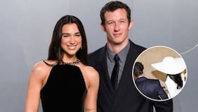 Dua Lipa compartió inéditas postales de su íntima boda con Callum Turner: cantante lució elegante traje en la ceremonia