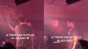En medio del show: Julianno Sosa sufrió botellazo en Temuco