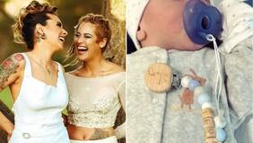 “Nos elegiste como mamás”: María Jimena Pereyra y su esposa confirman el nacimiento de su hijo