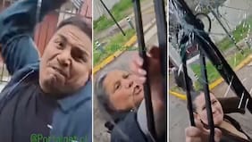 Minutos de pánico entre pasajeros: Graban brutal ataque “familiar” a bus RED y su conductora