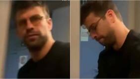 El minuto de furia de Gerard Piqué: perdió la paciencia y rompió teléfono a reportero en aeropuerto