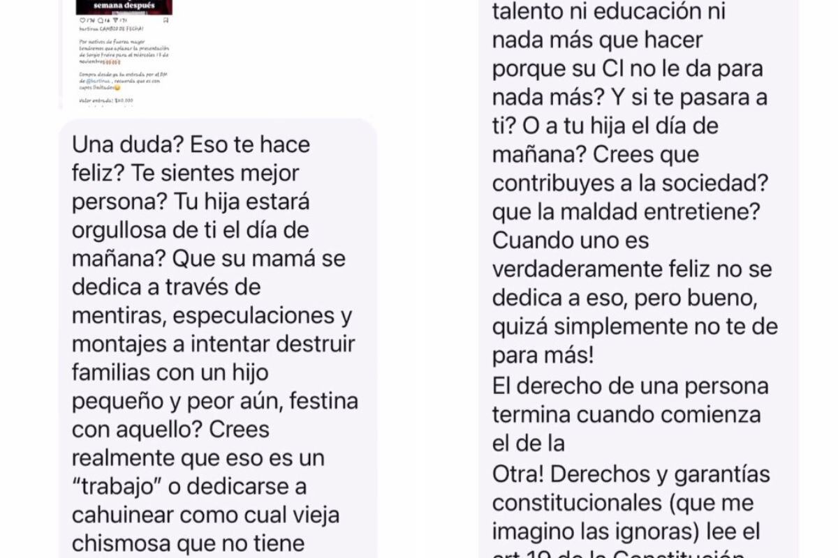 mensaje cecilia Gutiérrez