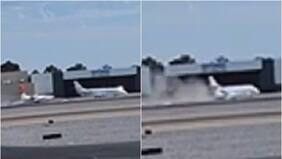 Captan el momento en que el avión privado de Vince Neil, vocalista de Mötley Crüe, chocó con otra aeronave: hay un muerto y tres heridos