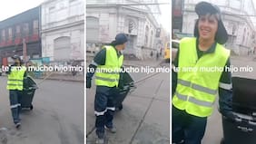 Madre comparte el primer día de trabajo de su hijo en el aseo municipal y emociona en redes