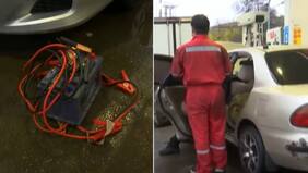 Autos quedaron en panne tras cargar: denuncian que lluvia se mezcló con bencina en servicentro de San Bernardo