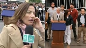 Pregunta de Constanza Santa María desata abucheo en punto de prensa de Kast: candidato le prestó ropa y dio vuelta todo