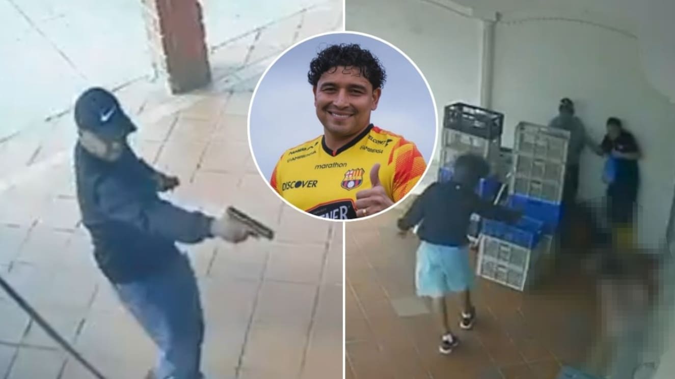 Imágenes muy fuertes: Filtran video del momento en que asesinan al futbolista Mario Pineida y su esposa