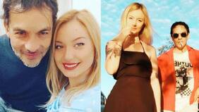 "'Es el amor lo que importa y no lo que diga la gente...' Por la diferencia (de edad) siempre nos preguntan. Pero no nos importa", expresa Alvaro López sobre su polola