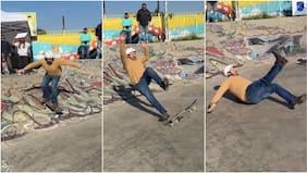 “Me acabo de pegar un mega porrazo”: la estrepitosa caída que sufrió Max Luksic en medio de una actividad