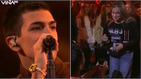 “¡No me la contés!”: pareja de influencers chilenos sorprendieron al comprometerse en medio del show de Milo J en Viña 2026