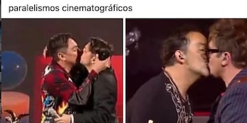 “Así se saludan en Concepción parece”: los memes por piquito entre integrantes de Los Bunkers en Viña