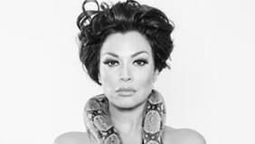 Las fotos de Marlen Olivari y una boa