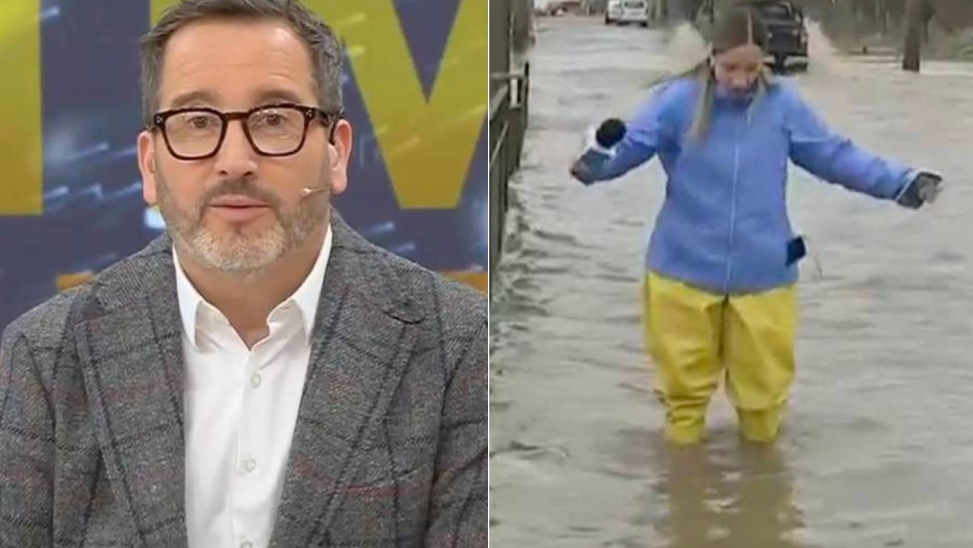 Descuido de notera en despacho generó inmediata reacción de Eduardo Fuentes: no pasó piola y ella ofreció “mil disculpas”