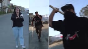 Le rogó en vivo a encapuchado, pero nada lo paró: Daniela Muñoz vive segundos de terror tras internarse en megatoma