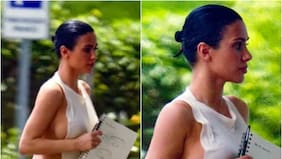 Bianca Censori lo vuelve a hacer: llegó a reunión de trabajo con audaz look que dejó poco a la imaginación