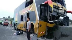 Simpatizantes de Alan García sufren grave accidente en bus