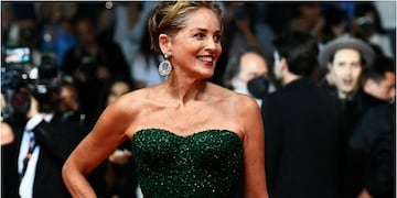 Sharon Stone enamora a sus 65 años con sensual traje de baño a lo Guardianes de la bahía