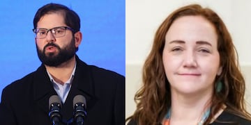 Boric y Josefina Huneeus