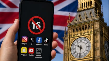 Los menores de 16 años tendrán prohibido entrar a redes sociales en el Reino Unido desde 2027
