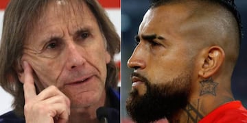 Gareca - Vidal - periodista peruano