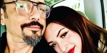 Claudio Valenzuela y su hijia Amaya