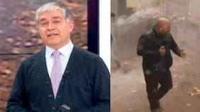 Fuerte reclamo de Iván Valenzuela contra "guanaco" que lanzó chorro a cámara de Canal 13