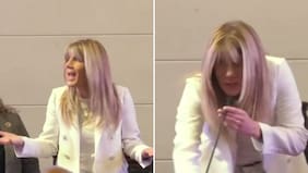 Inesperado bochorno descolocó a Ximena Rincón: exigió cortar audio del himno nacional en pleno acto masivo