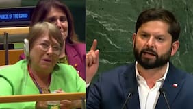 El momento en que Boric anuncia a Bachelet como candidata a Secretaria General de la ONU: así reaccionó la asamblea
