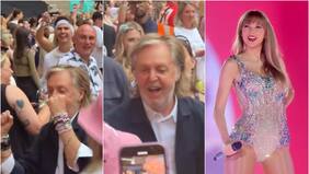 Paul McCartney protagoniza divertido video viral bailando junto a fanáticas en concierto de Taylor Swift