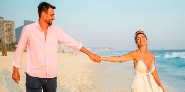 Pancha Merino Andrea Marocchino Brasil de blanco