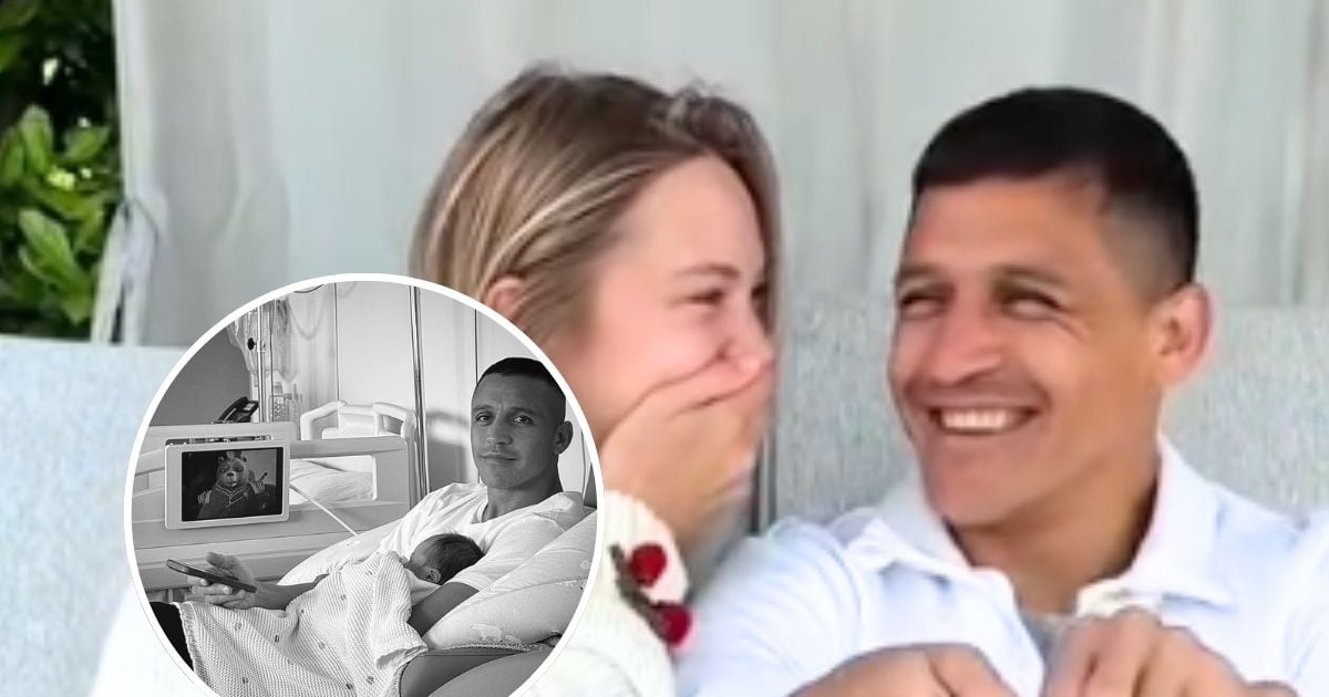 Alexis Sánchez presenta a su recién nacida hija Bela en conmovedor mensaje