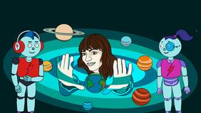 ElectroRobot nos lleva de paseo al Sistema Solar junto a Javiera Parra