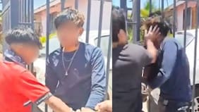 Retienen y graban a delincuentes que golpearon a hombre de 88 años: uno de ellos recibió charchazo que jamás olvidará