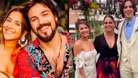 "Me estaban preguntando por el íntimo casamiento de Denise Rosenthal y Camilo Zicavo y acá les dejo un registro de la ceremonia...", publica usuario de Instagram