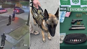 Can “Luksic”, único en su especialidad en Chile, debutó a lo grande: echó al agua a pistoleros que aterraban a San miguel