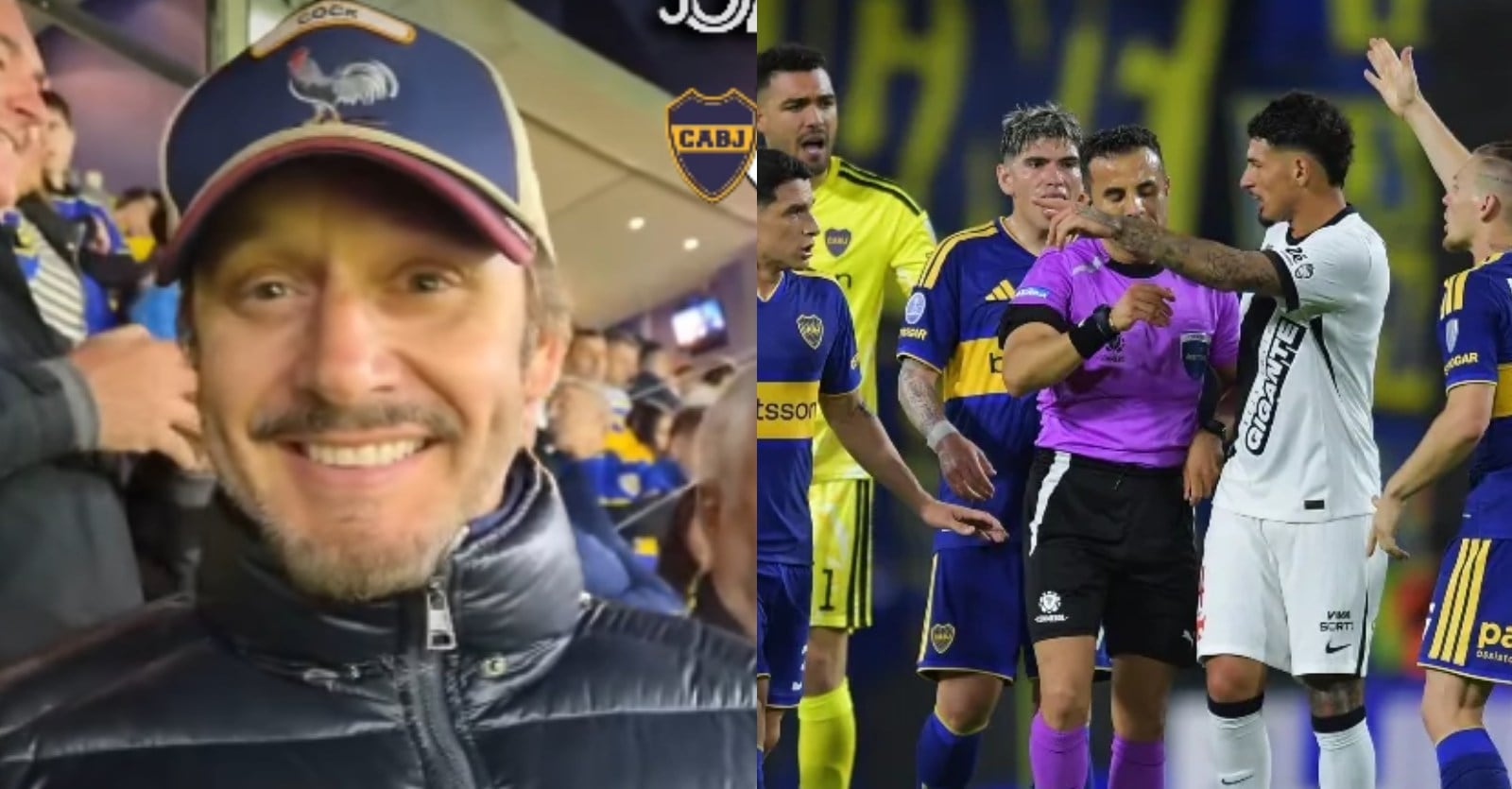 “Hizo más goles que Palermo”: Benjamín Vicuña fue a ver a Boca Juniors y no pasó piola