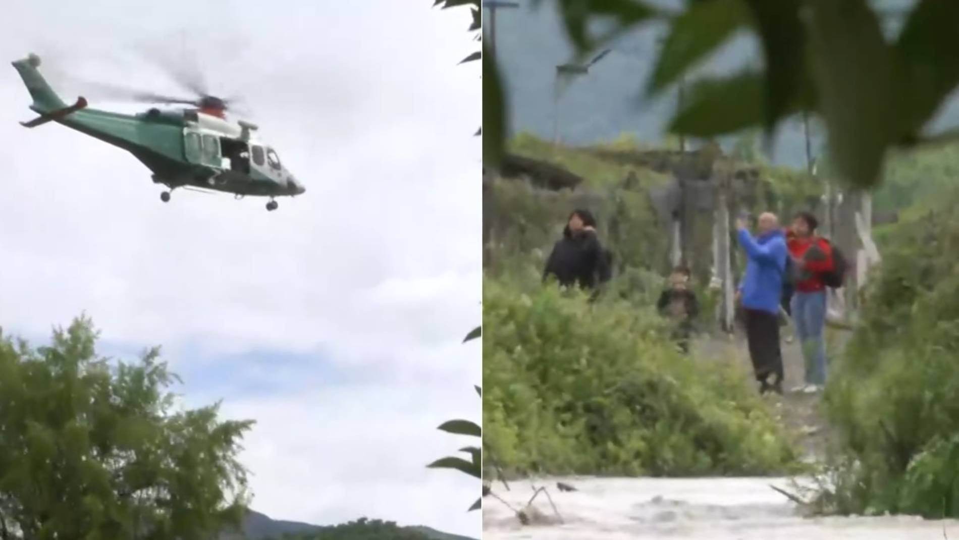 Carabineros respondió al llamado: rescatan a familia con niños que permanecía aislada en medio de islote en Talagante