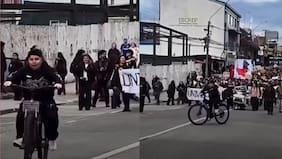 El remake de Machuca: Carlitos Run lidera marcha estudiantil en Valdivia
