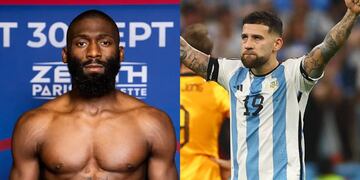 Luchador francés le ofreció golpes a Nicolás Otamendi, jugador argentino