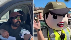 Particular momento en vivo se hizo viral: Feroz retada de chofer descolocó a notero pero “Normita” llegó al rescate