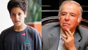 Estuvo 15 minutos, no vio a Máximo ni a Cecilia Bolocco y se fue: La primera visita de Carlos Menem a la clínica