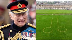 ¿El miembro real? Bromistas cortan pasto con peculiar forma donde se realizará la fiestoca de la coronación