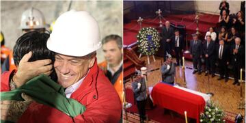“Nos dio una oportunidad de vida”: llegan mineros rescatados al velorio del expresidente Sebastián Piñera