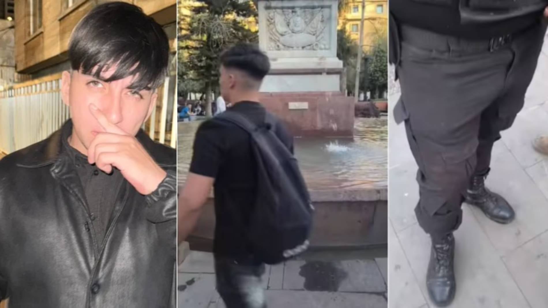 “¡Así son sus guardias, Desbordes!“: tiktoker expulsado por extranjeros revela mensaje de supuesto trabajador municipal