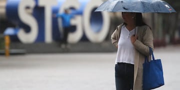 ¿Lluvia en Santiago?
