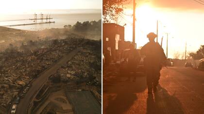 Carabinera sufre graves quemaduras al acudir en ayuda de su familia durante incendios en Penco