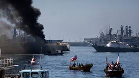 Pescadores de ex Caleta Sudamericana realizaron nuevas protestas esta tarde