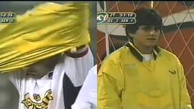 El día que el Murci Rojas fue arquero y casi ataja un penal tras expulsión de Rambo Ramírez