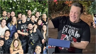 Un asado y un llamativo regalo: la cena de despedida de Julio César Rodríguez con sus compañeros de CHV