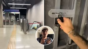 “Pasa que todavía tengo corazón de pueblerino”: tiktoker argentino se viralizó al revelar que quedó atrapado al interior del Metro de Santiago